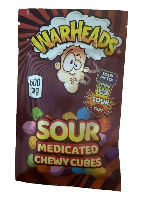 Warheads Sour Chewy Cubes